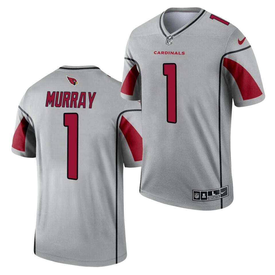 Kyler Murray Arizona Cardinals silver Inverted Legend jersey