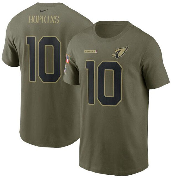 DeAndre Hopkins Arizona Cardinals olive Salute To Service jersey