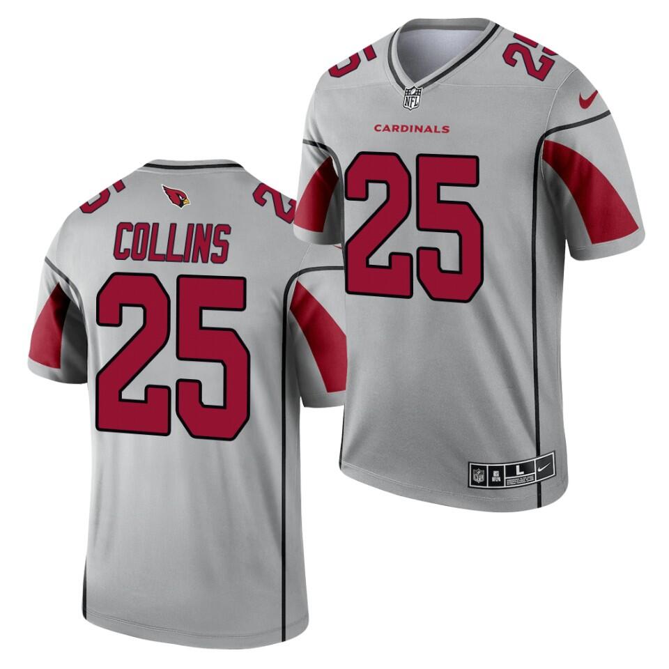 Zaven Collins Arizona Cardinals silver Inverted Legend jersey