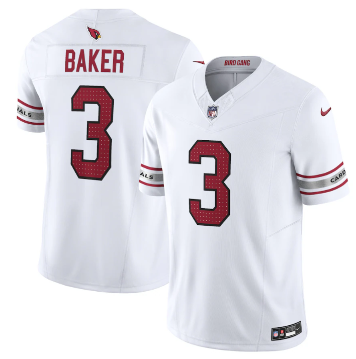 Budda Baker Arizona Cardinals white Vapor jersey