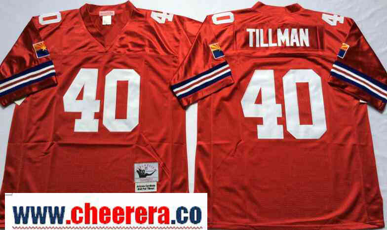 Pat Tillman Arizona Cardinals red Throwback jersey