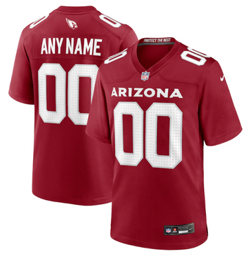 Custom Arizona Cardinals red Game jersey