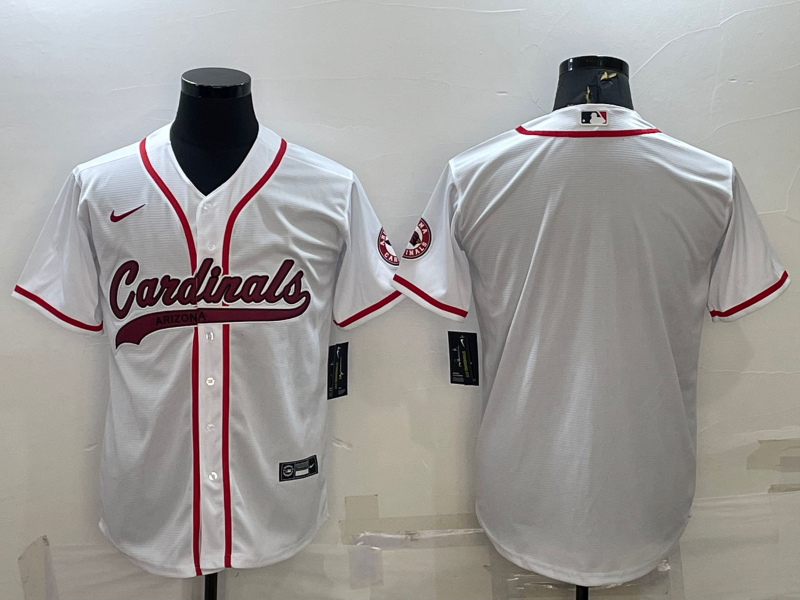 Custom Arizona Cardinals white jersey
