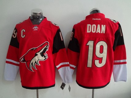 Shane Doan Reebok Utah Mammoth red Home jersey
