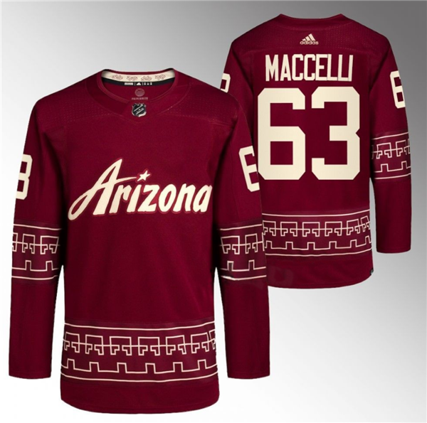 Matias Maccelli Garnet Utah Mammoth Alternate jersey