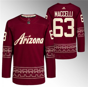 Matias Maccelli Garnet Utah Mammoth Alternate jersey