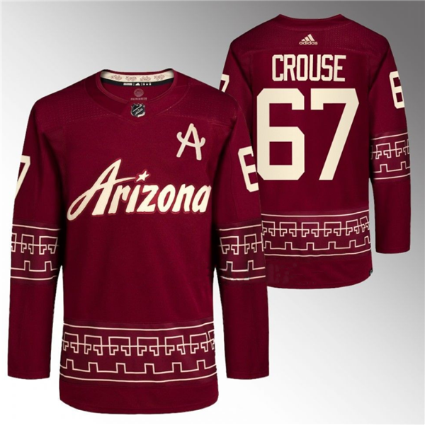 Lawson Crouse Garnet Utah Mammoth Alternate jersey