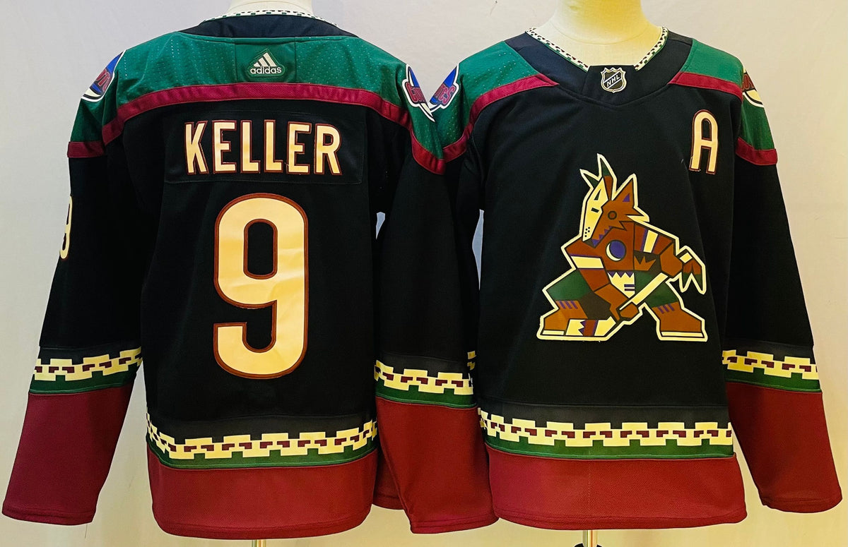 Clayton Keller Utah Mammoth black Alternate jersey