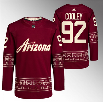 Logan Cooley Garnet Utah Mammoth Alternate jersey