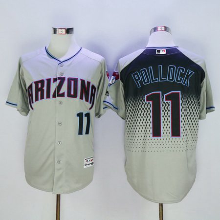 A. J. Pollock Arizona Diamondbacks gray jersey