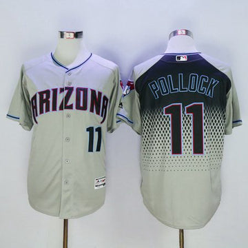 A. J. Pollock Arizona Diamondbacks gray jersey