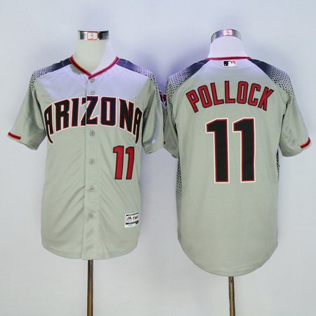 A. J. Pollock Arizona Diamondbacks gray Road jersey