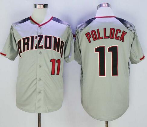 A. J. Pollock Arizona Diamondbacks gray Road jersey