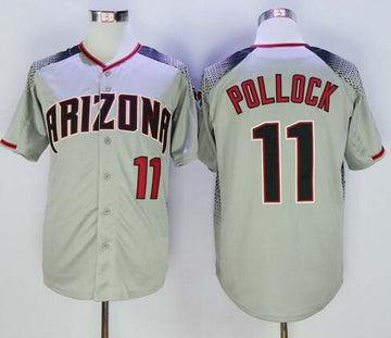A. J. Pollock Arizona Diamondbacks gray Road jersey