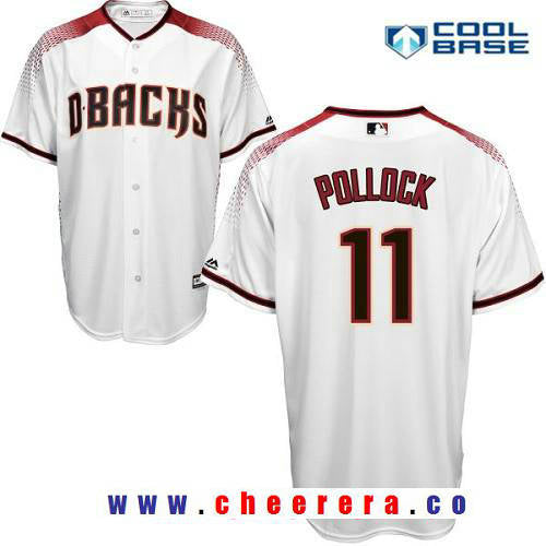 A. J. Pollock Arizona Diamondbacks white Home jersey