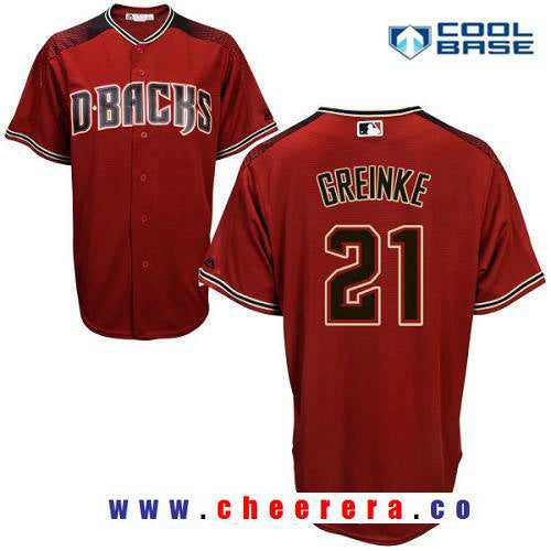 Zack Greinke Arizona Diamondbacks red Alternate jersey