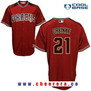 Zack Greinke Arizona Diamondbacks red Alternate jersey