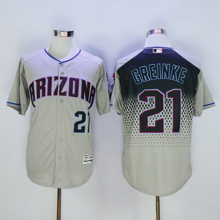 Zack Greinke Arizona Diamondbacks gray jersey