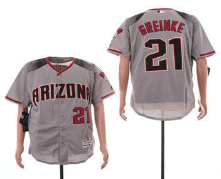 Zack Greinke Arizona Diamondbacks gray jersey