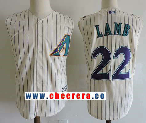 Jake Lamb Arizona Diamondbacks cream jersey