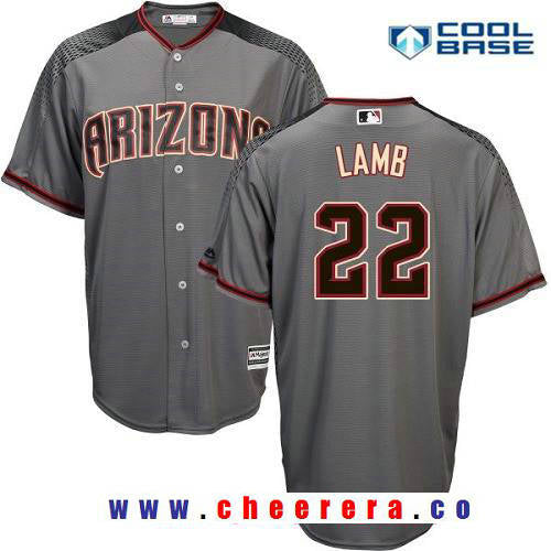 Jake Lamb Arizona Diamondbacks gray Road jersey