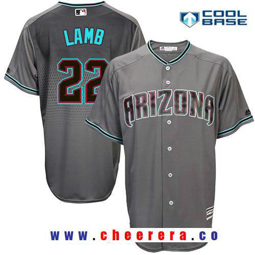 Jake Lamb Arizona Diamondbacks gray jersey