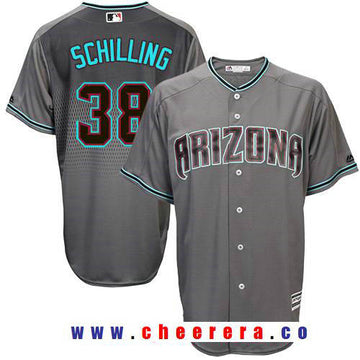 Curt Schilling Arizona Diamondbacks gray Authentic jersey
