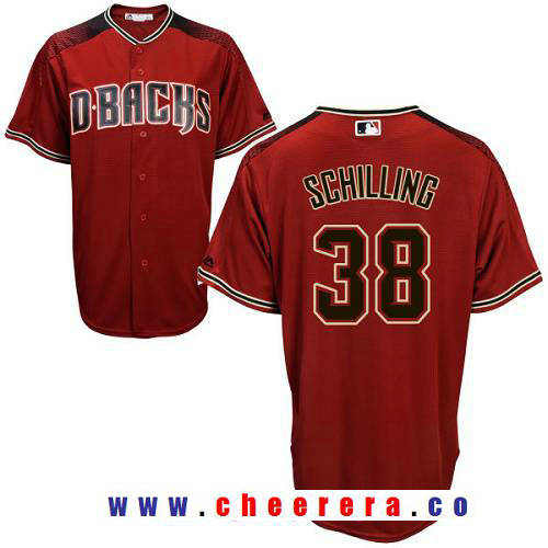Curt Schilling Arizona Diamondbacks red Alternate jersey