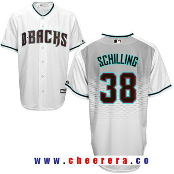 Curt Schilling Arizona Diamondbacks white Authentic jersey