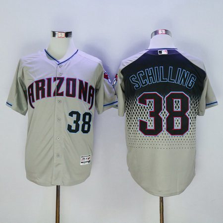 Curt Schilling Arizona Diamondbacks gray jersey