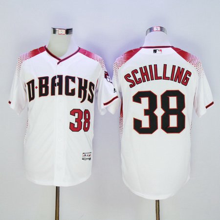 Curt Schilling Arizona Diamondbacks white Home jersey