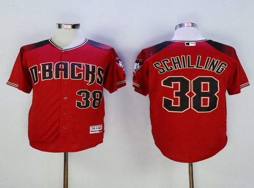 Curt Schilling Arizona Diamondbacks red jersey
