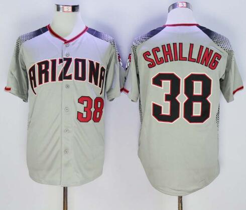 Curt Schilling Arizona Diamondbacks gray Road jersey