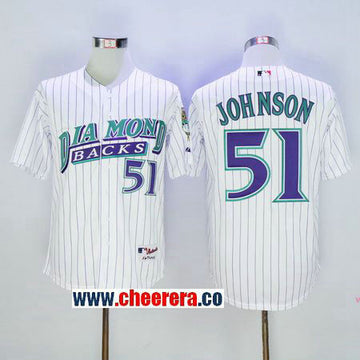 Randy Johnson Arizona Diamondbacks white Cooperstown jersey