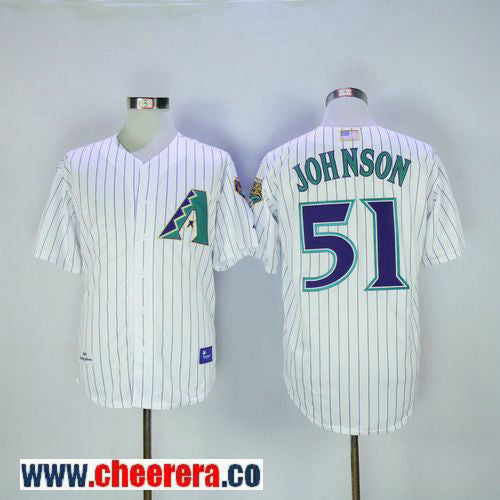 Randy Johnson Arizona Diamondbacks white Cooperstown jersey