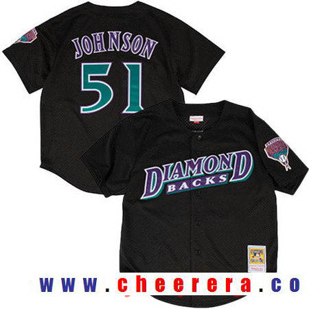 Randy Johnson Arizona Diamondbacks black Throwback jersey