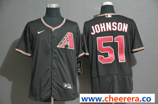 Randy Johnson Arizona Diamondbacks black jersey