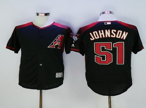 Randy Johnson Arizona Diamondbacks black jersey