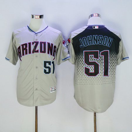 Randy Johnson Arizona Diamondbacks gray jersey