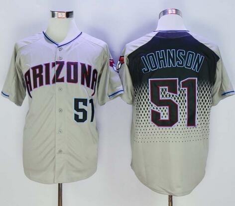 Randy Johnson Arizona Diamondbacks gray jersey