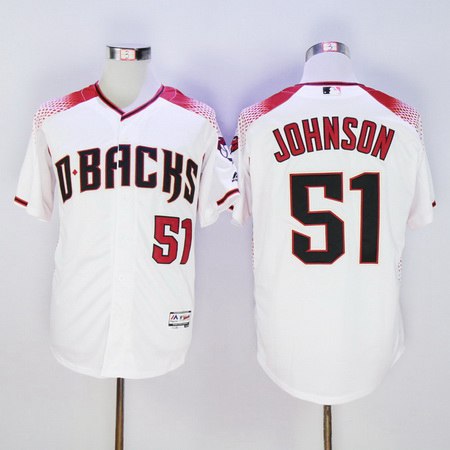 Randy Johnson Arizona Diamondbacks white Home jersey