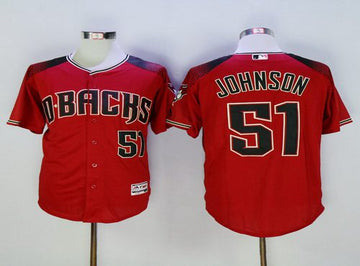 Randy Johnson Arizona Diamondbacks red jersey