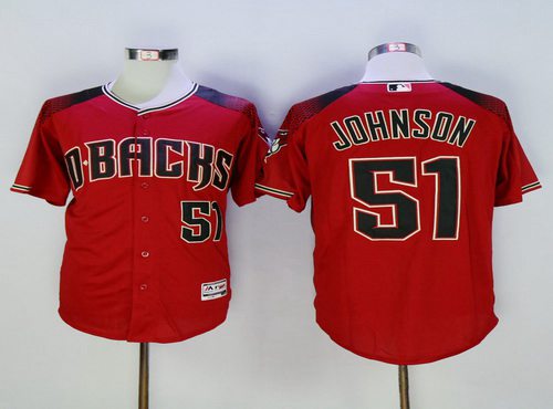 Randy Johnson Arizona Diamondbacks red jersey