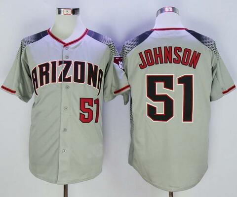 Randy Johnson Arizona Diamondbacks gray Road jersey