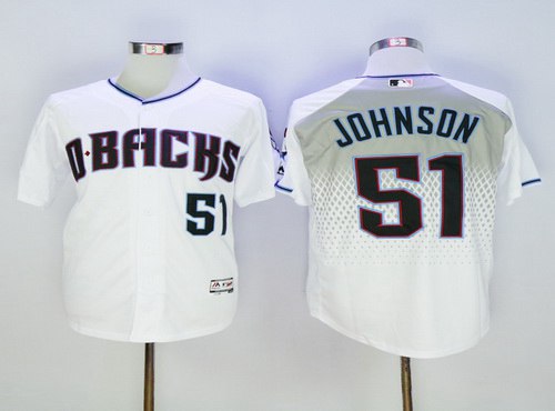 Randy Johnson Arizona Diamondbacks white jersey