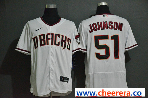 Randy Johnson Arizona Diamondbacks white jersey