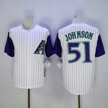 Randy Johnson Arizona Diamondbacks white Cooperstown jersey