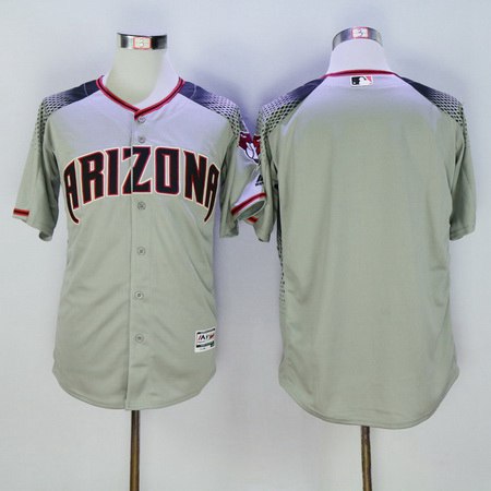Custom Arizona Diamondbacks gray Road jersey