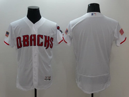 Custom Arizona Diamondbacks white Fashion jersey