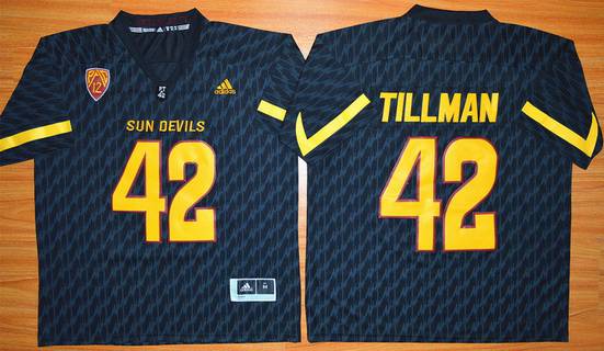 Pat Tillman Arizona State Sun Devils black jersey